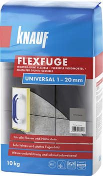 Knauf Insulation Fugenmörtel Flexfuge Universal 1 - 20 mm zementgrau 10 kg (0779052906)