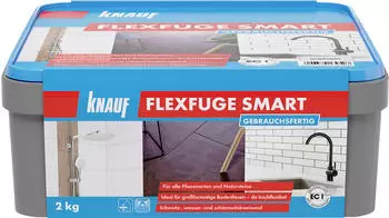 Knauf Insulation Fugenmörtel Flexfuge Smart 2 - 20 mm silbergrau 2 kg (0779052919)