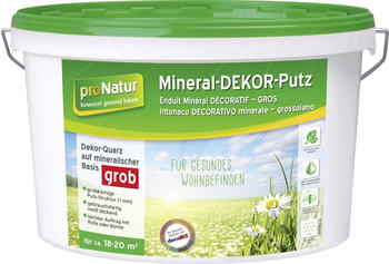 proNatur Mineral Dekor-Putz 15 kg 1 mm grob weiß (0765054118)
