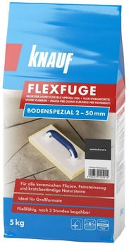 Knauf Insulation Fugenmörtel Flexfuge Bodenspezial 2 - 50 mm samtschwarz 5 kg (0779052910)