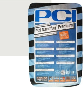 PCI Nanofug Premium Flexfugenmörtel silbergrau 15 kg (Nr. 16)