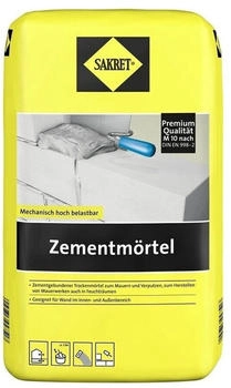 Sakret Fugenmörtel Zementmörtel ZM grau 10 kg