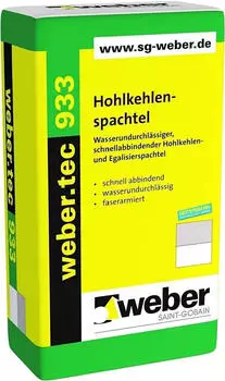 SG-Weber .tec 933 &ndash; Hohlkehlenspachtel 25 Kg