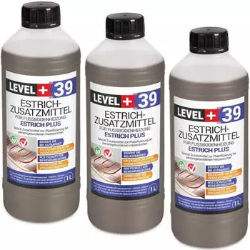 Hangato 3x1L Profi Estrichzusatzmittel Fussbodenheizung RM39