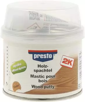Presto Holzspachtel dunkelbraun f&uuml;r Innen- und Au&szlig;enbereich (443534)