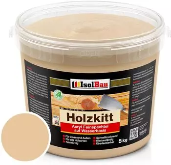 IsolBau Holzkitt Buche Natur ( Nr. 25 ) 5 kg