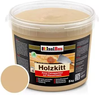IsolBau Holzkitt Eiche Hell (Nr. 18) 5 kg