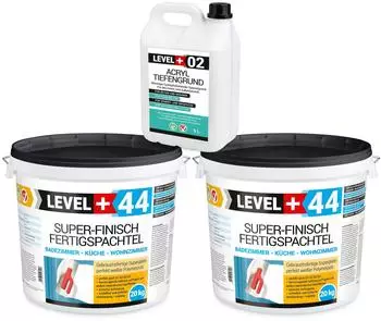 Hangato Super Finish 40kg + Acryl Tiefgrund 5L