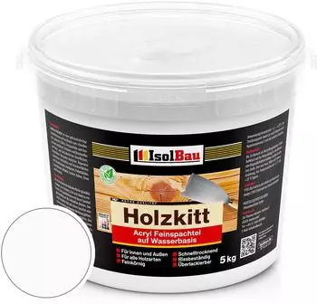 IsolBau Holzkitt Weiss (Nr. 1) 5 kg