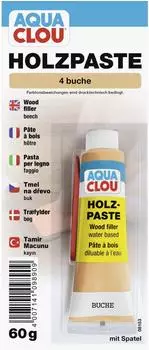 CLOU Holzpaste Wasserverd&uuml;nnbar Buche 60g