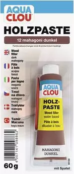 CLOU Holzpaste Wasserverd&uuml;nnbar Mahagoni dunkel 60g