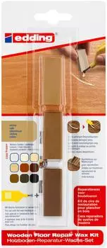 edding Holzboden-Reparaturwachs-Set 8902 eiche