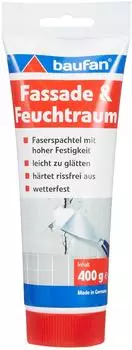 Baufan Spachtelmasse wei&szlig; f&uuml;r Fassaden 400g