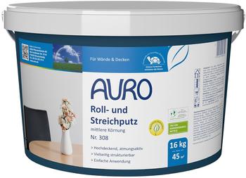 Auro Farben Roll- und Streichputz (mittlere K&ouml;rnung) 16 kg (Nr. 308)