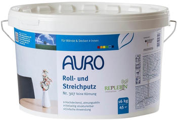 Auro Roll- und Streichputz (feine Körnung) 16 kg (Nr. 307)