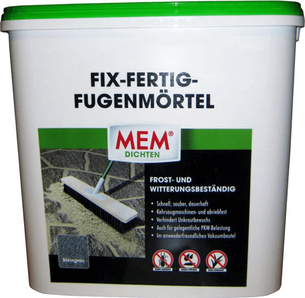 MEM Fix-Fertig-Fugenmörtel 25 kg, steingrau