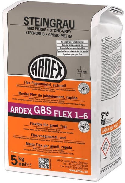 ARDEX G8S Flex 1-6mm 5kg steingrau
