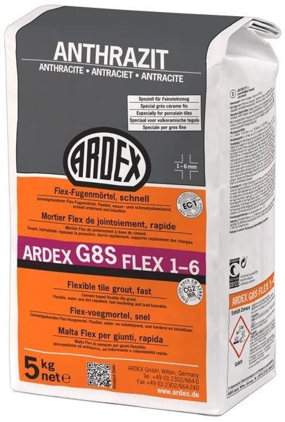 ARDEX G8S FLEX-Fugenmörtel 1-6 (5 kg, anthrazit)