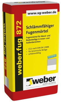 SG-Weber Schlämmfähiger Fugenmörtel fug 872, 25kg - zementgrau