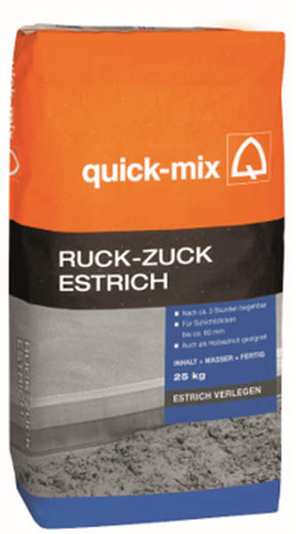 quick-mix Ruck-Zuck Estrich 25 kg