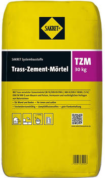 Sakret Trass-Zement-Mörtel TZM Grau 30 kg