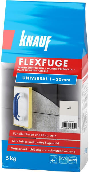 Knauf Insulation Flexfuge Universal weiß 5kg