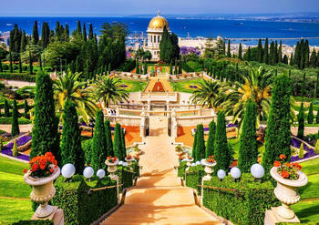 Bluebird Puzzle Bahá'í gardens (1000 Teile)