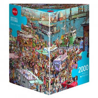 HEYE 300258, HEYE 300258 Puzzle 2000 Teile Fresh Fish, G&ouml;bel/Knorr