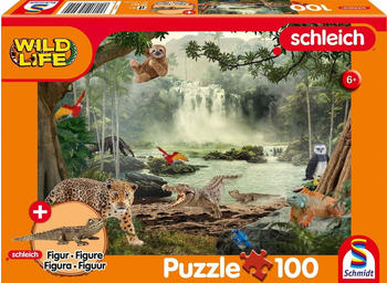 Schmidt-Spiele Schleich: Wild Life Im Regenwald (100 Teile)