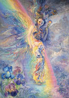 Puzzle 1500 Teile - Josephine Wall - Iris, Keeper of the Rainbow