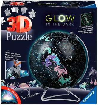 Ravensburger 3D Puzzle Ball- Starglobe Glow in the dark (11544)
