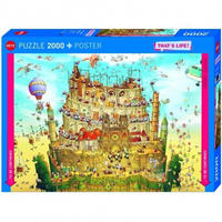 HEYE 300142, HEYE 300142 Puzzle 2000 Teile High Above