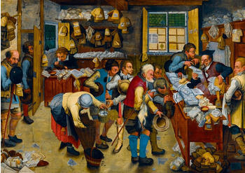 Bluebird Puzzle Pieter Brueghel the Younger - The Tax-collector's Office, 1615 (1000 Teile)