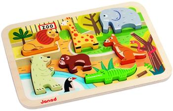 Janod Formen-Puzzle Zootiere
