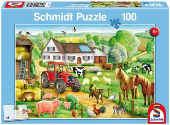 Schmidt-Spiele Fröhlicher Bauernhof (100 Teile)