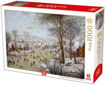 D-Toys Brueghel the Younger - Winterlandscape with a Bird Traps (1000 Teile)