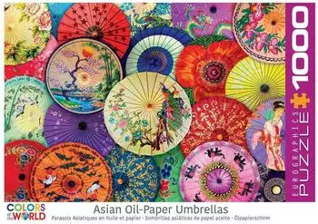 Eurographics Colors World Asian Oil-Paper Umbrellas 1000 pcs