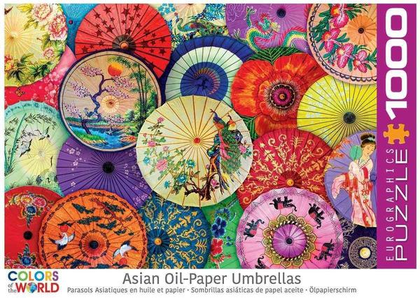 Eurographics Colors World Asian Oil-Paper Umbrellas 1000 pcs