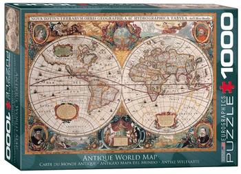 Eurographics Puzzles Weltkarte antik (1997)