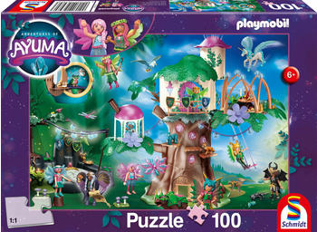 Schmidt-Spiele Playmobil - Ayuma, Der magische Feenwald (100 Teile)
