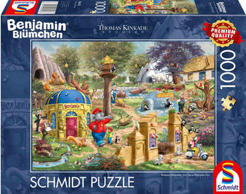 Schmidt-Spiele Benjamin Blümchen, Ein Tag im Neustädter Zoo (1000 Teile)