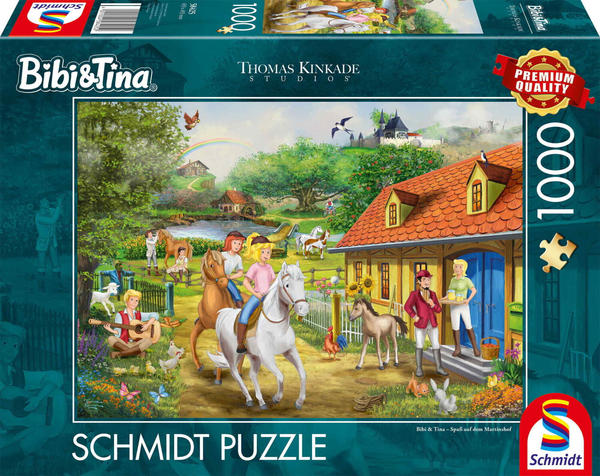Schmidt-Spiele Bibi & Tina, Spaß auf dem Martinshof (1000 Teile)