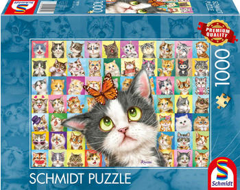 Schmidt-Spiele Katzen-Mimik (1000 Teile)