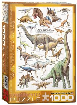 Eurographics Puzzles Dinosaurier des Jura