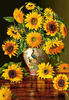 Castorland CAS 1038432, Castorland Sunflowers in a Peacock Vase - Puzzle - 1000...