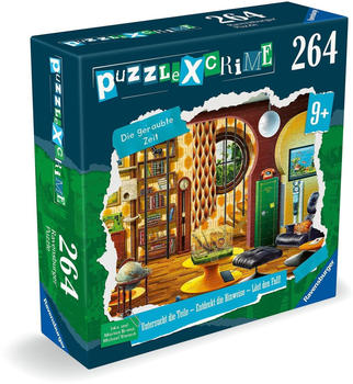Ravensburger Kinderspiel Detektivspiele Puzzle X Crime Kids Die geraubte Zeit (264 Teile)