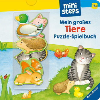 Ravensburger ministeps Buch Mein großes Tiere Puzzle-Spielbuch (Teile)