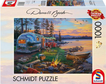 Schmidt-Spiele Darrel Bush Campingidyll am See (1000 Teile)