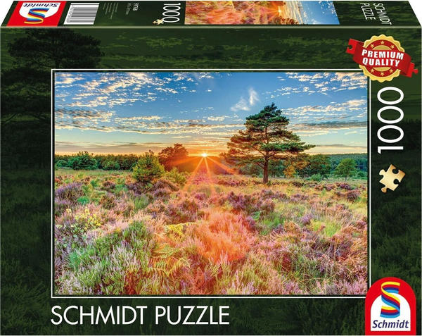 Schmidt-Spiele Heide im Sonnenuntergang (1000 Teile)