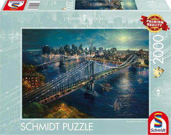 Schmidt-Spiele Thomas Kinkade Mond über Manhatten (1000 Teile)